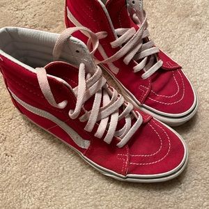 Red vans. Worn handful of times.